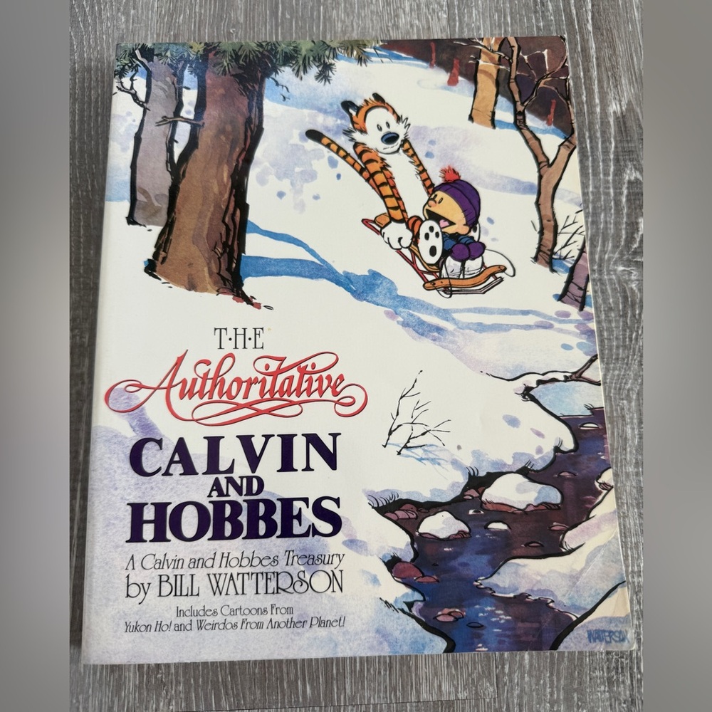Vintage Calvin and Hobbes comic book
The Authoritative C & H , a treasury